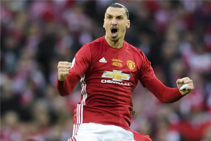 Ibrahimovic bleibt bei Manchester United Zlatan Ibrahimovic bleibt Manchester United treu. Foto: Joel Marklund