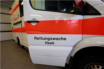 Zu 952 Einsätzen rückte der Rettungswagen aus Heek im vergangenen Jahr aus. Rund 100 Mal steuerte der Notarzt Heek an.