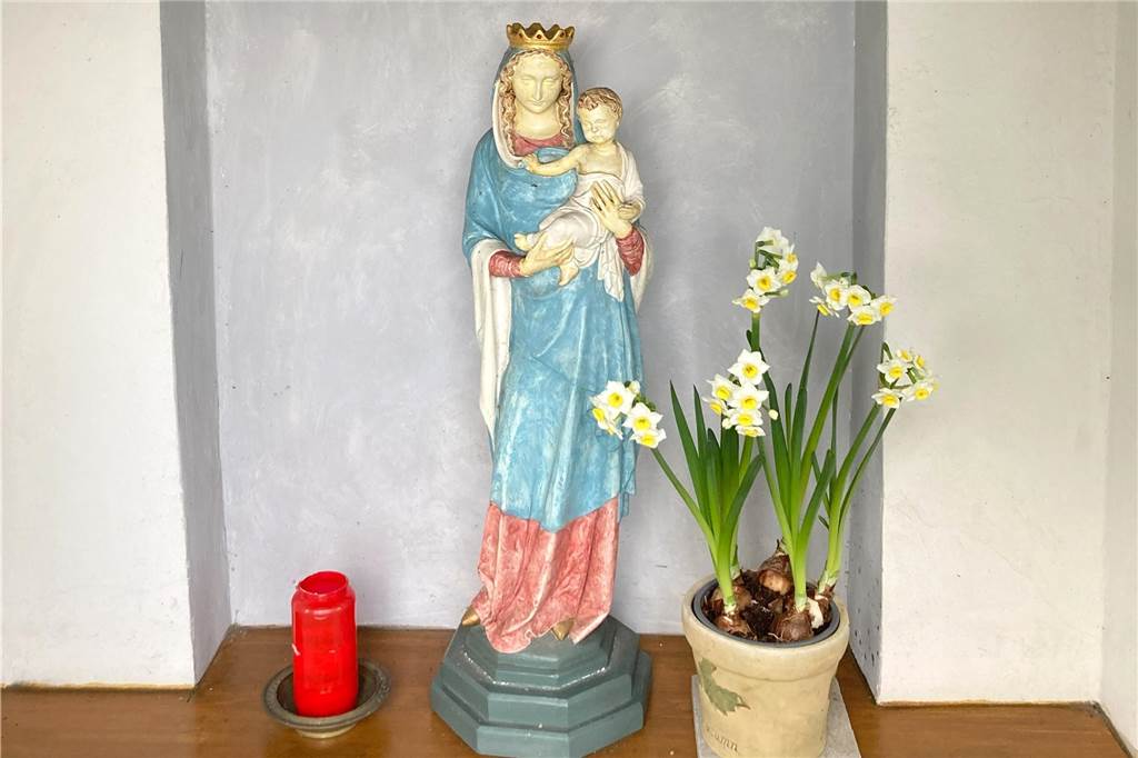 Trauer um Josef Lohbreyer: In Lembeck hat er viele Spuren hinterlassen Marienstatue in Lembeck-Endeln