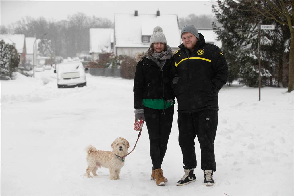 Zu Spaziergängen im Schnee brachten viele Menschen in Selm, Olfen und Nordkirchen auf.