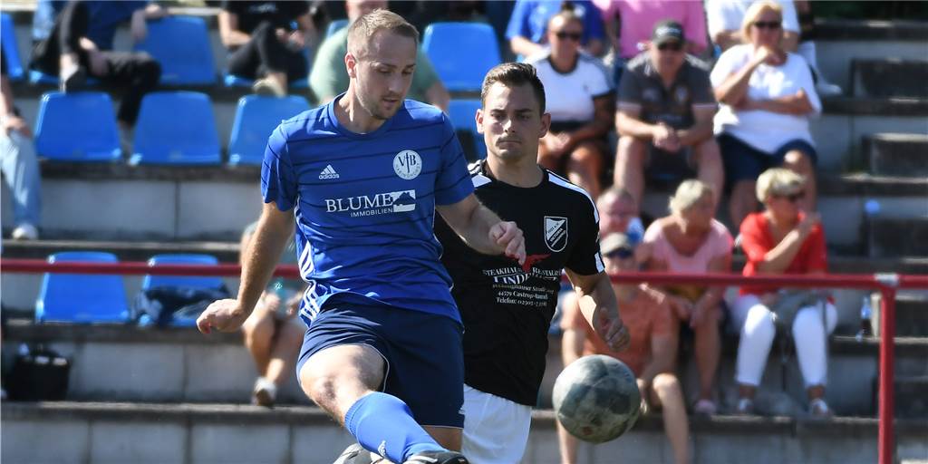 Kreisliga A: „Spielfrei“ verhindert, dass VfB Habinghorst nachlegen kann Zuletzt duellierten sich der VfB Habinghorst (blaue Hemden) und die SG Victoria/SF. Der VfB hat diesmal spielfrei. Die SG tritt in Börnig an.