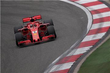 Zum Abschlusstraining auf dem Shanghai International Circuit ist Sebastian Vettel Bestzeit gefahren. Foto: Andy Wong/AP