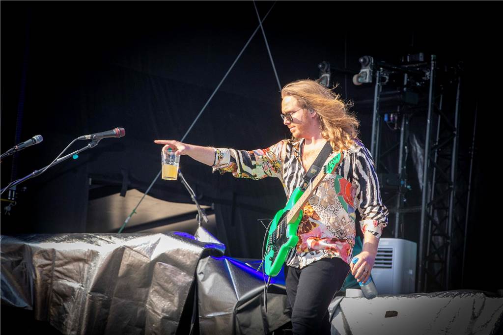 Zum Auftakt des Sunset Beach Festivals gab Toto in Haltern ein begeisterndes Konzert. Tausende Fans waren aus dem Häuschen.