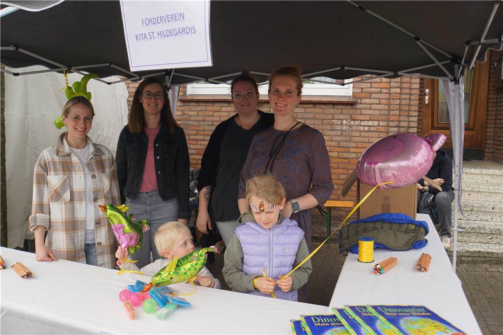 Zum ersten Mal dabei war der Förderverein des Kindergartens St. Hildegardis