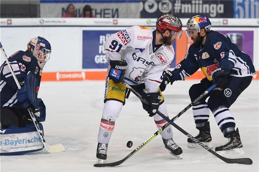 DEL startet mit Final-Neuauflage Berlin gegen München Zum Saisonauftakt treffen der EHC Red Bull München und die Eisbären Berlin aufeinander. Foto: Andreas Gebert