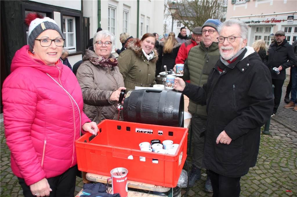 Szene auf dem Roggenmarkt