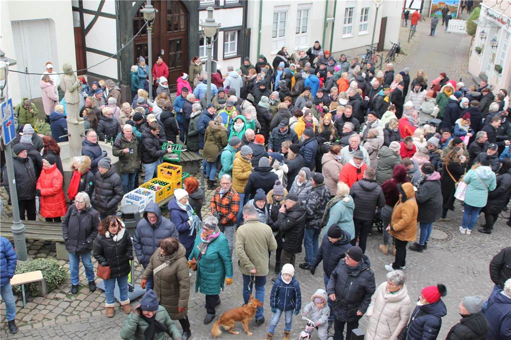 Szene auf dem Roggenmarkt
