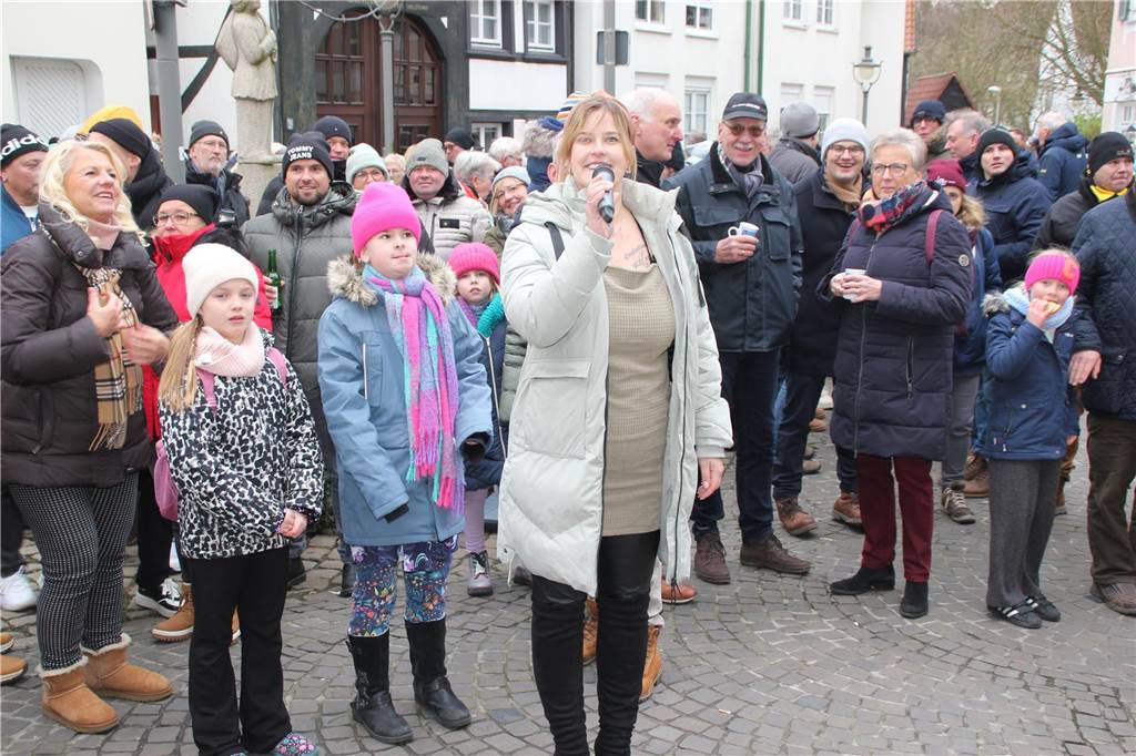 Szene auf dem Roggenmarkt