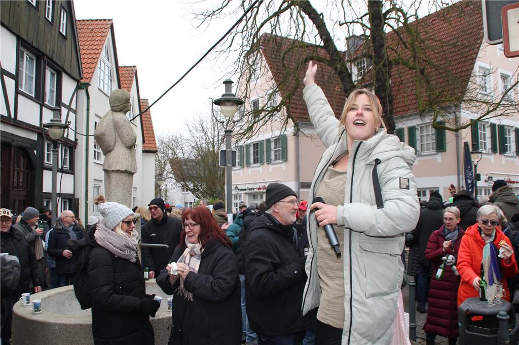 Szene auf dem Roggenmarkt