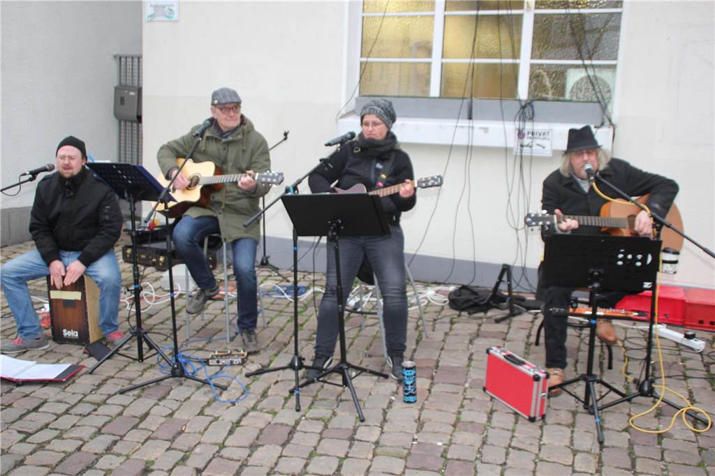 Szene auf dem Roggenmarkt