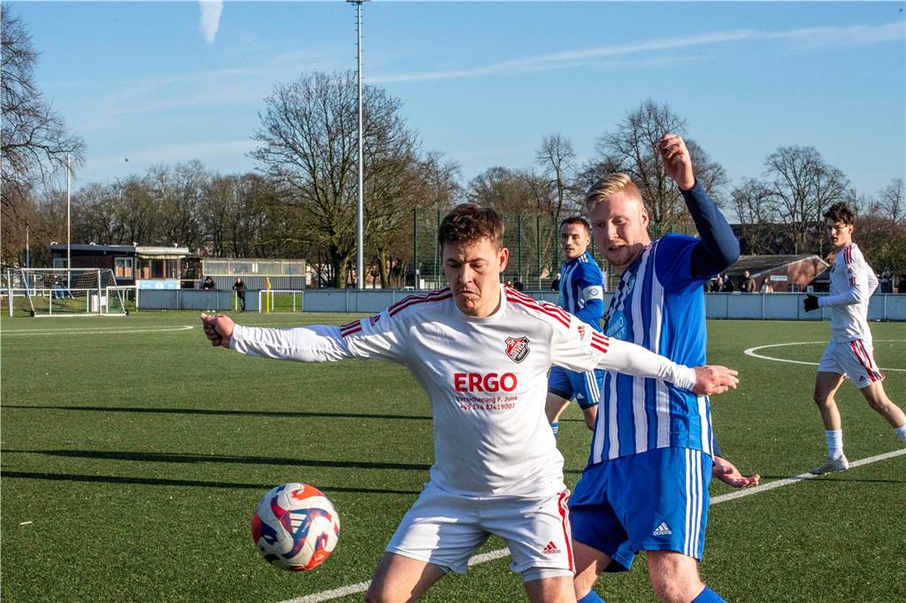 Ein Bild vom 2:2-Remis des ETuS Haltern gegen den SV Vestia Disteln II.