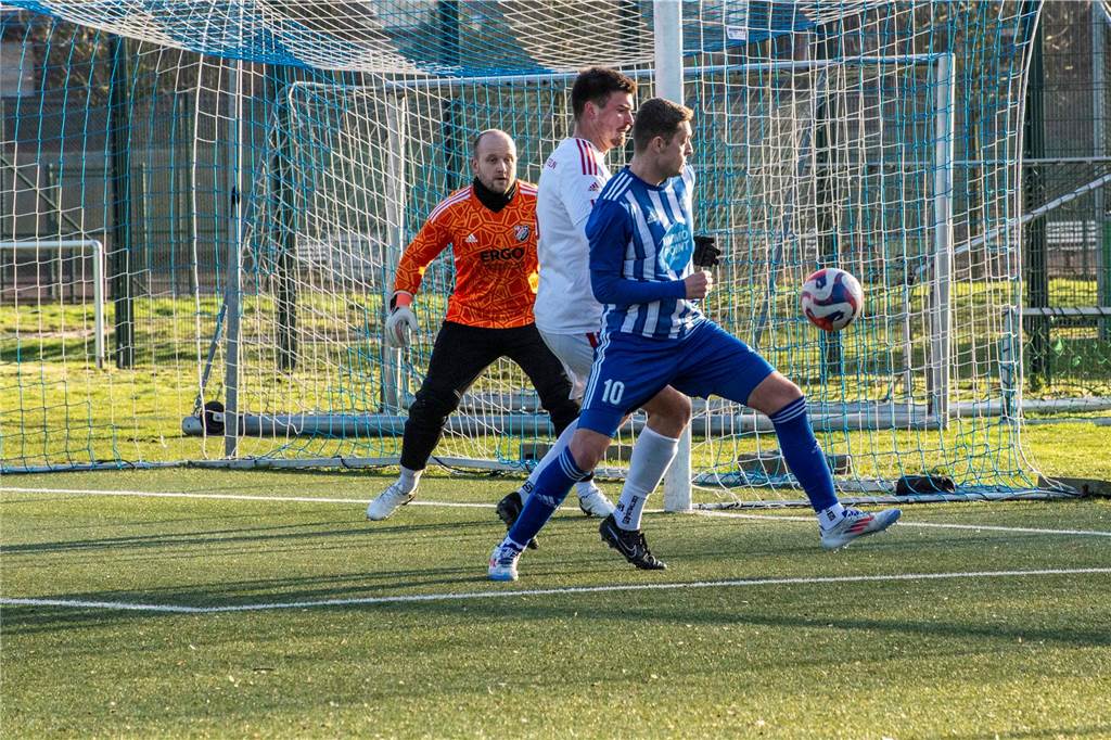 Ein Bild vom 2:2-Remis des ETuS Haltern gegen den SV Vestia Disteln II.