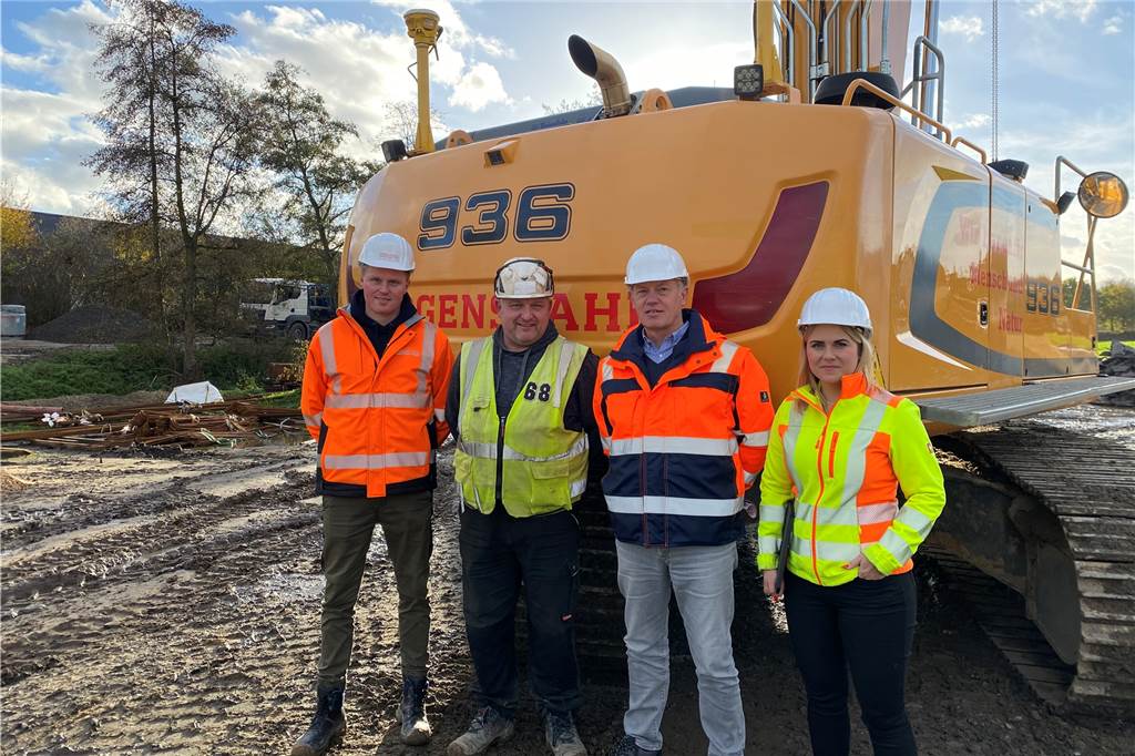 Baustelle Krumme Meer soll sich ins Landschaftsbild einbinden Beteiligte an dem Bauvorhaben