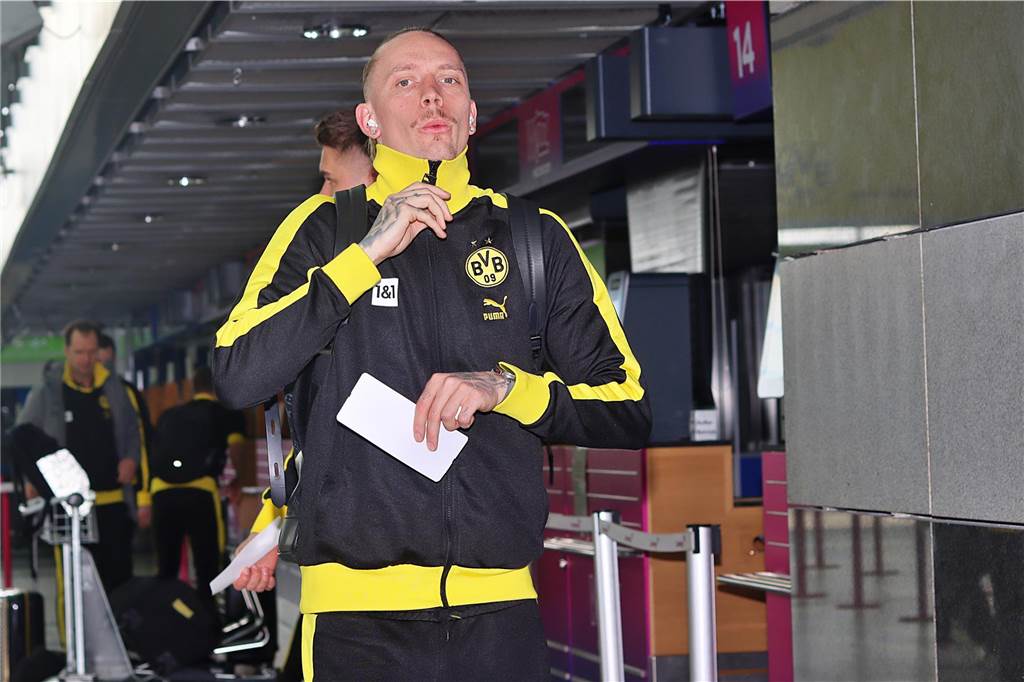 Marius Wolf am Dortmund Airport.