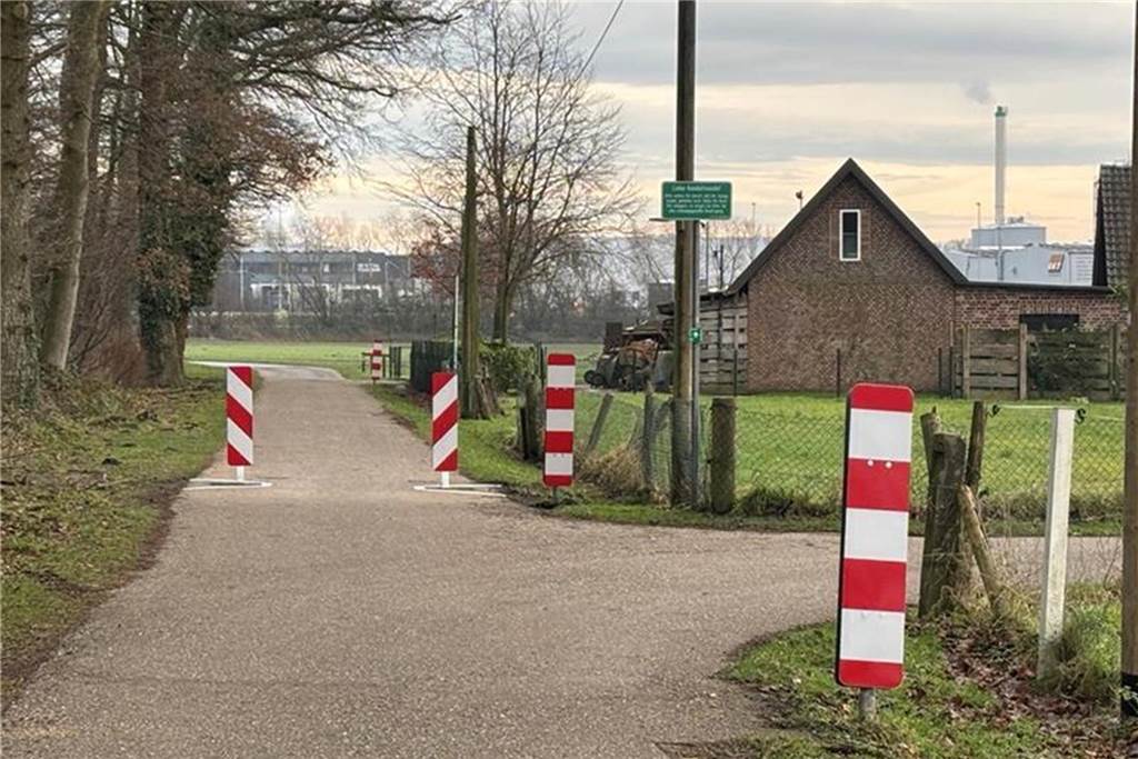 Wunsch nach Sicherheit: Lina Vierhaus schrieb Bürgermeister Brief Straße rot-weiße Barken