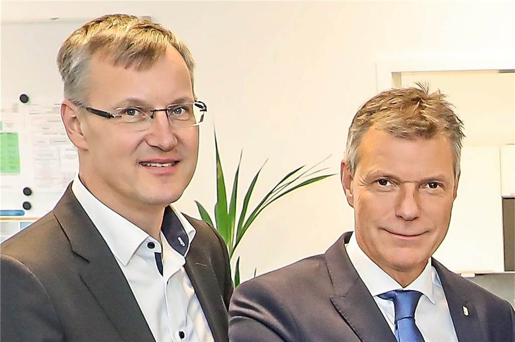 Personalerschütterung: Axel Tschersich wird Beigeordneter in Lünen Zwei, die sich schätzen: Axel Tscjhersich (l.) und Bürgermeister Christoph Tesche