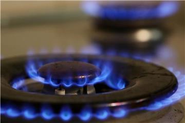 Zwei Gas-Flammen brennen an einem Gasherd. Die Gaspreise sollen auch im kommenden Jahr niedrig bleiben. Foto: Stefan Sauer
