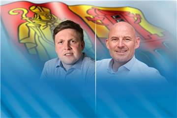 Zwei Kandidaten treten am 13. September bei der Kommunalwahl an und wollen Bürgermeister von Heek werden.