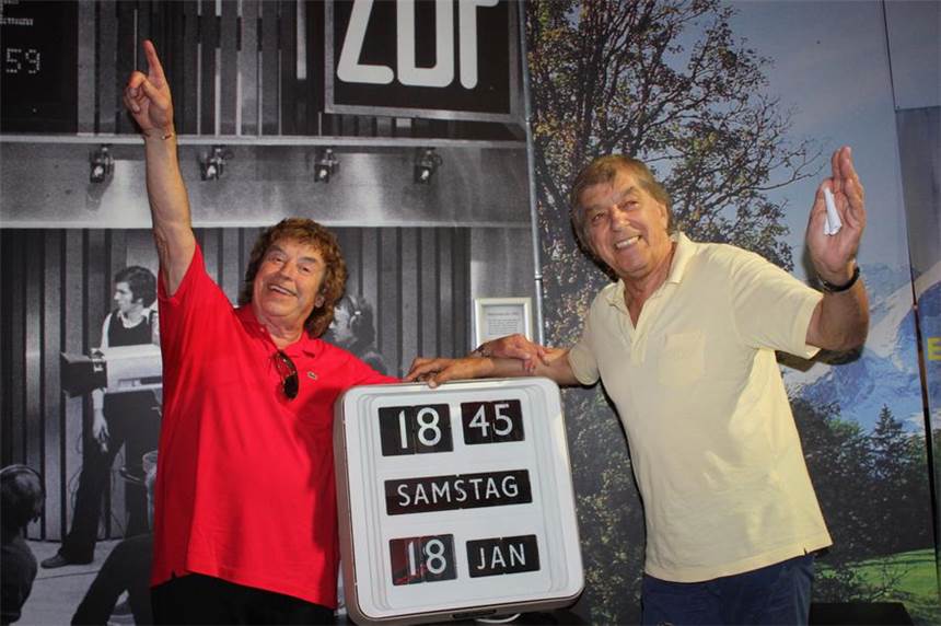 Tony Marshall und Bata Illic im Rockmuseum Zwei Sänger, die sich gut verstehen.