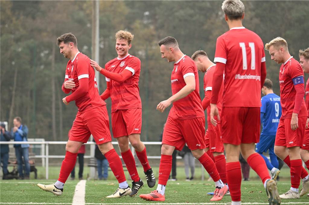 Zwischenzeitlich lag Flaesheim mit 1:3 zurück, am Ende jubelte die Concordia aber doch und schlug BW Wulfen mit 4:3.